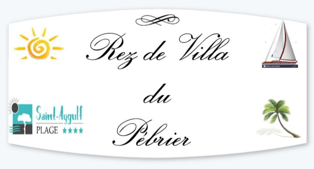 Rez De Villa Pebrier Frejus Bagian luar foto